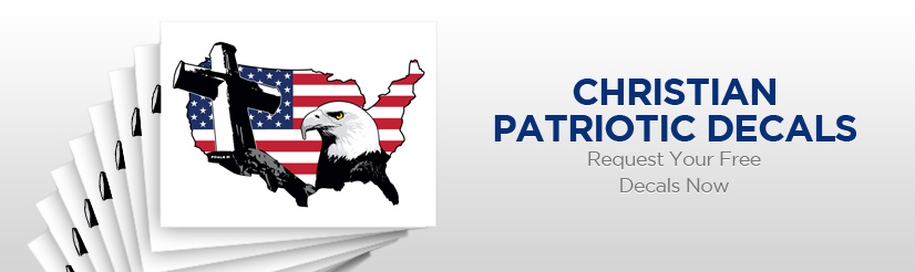 Christian Patriotic Decals - Request Your Free Decals Now